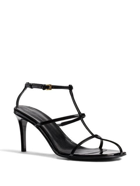 KHAITE 75mm Cage sandals - Black