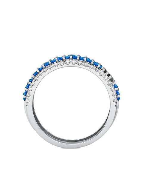 Michael Kors logo-plaque ring - Silver