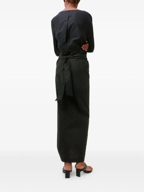 OUR LEGACY asymmetric draped dress - Black