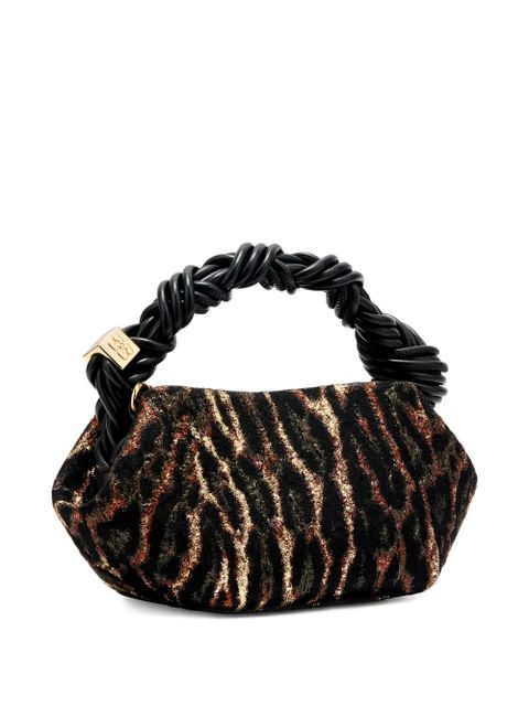 GANNI animal-print tote bag - Black
