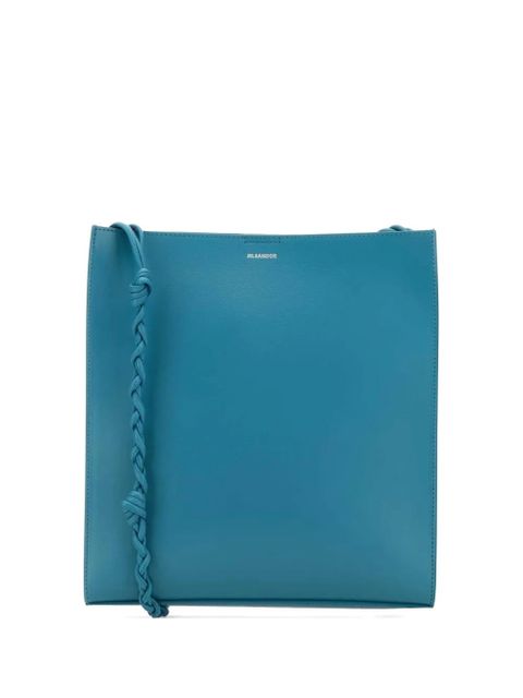 Jil Sander braided detail shoulder bag - Blue - zdjęcie produktu nr 1