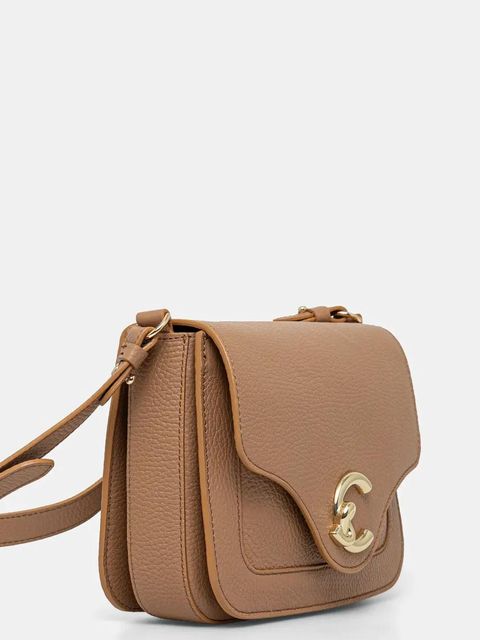 Coccinelle torebka skórzana kolor beżowy E1 SSL 15 01 01