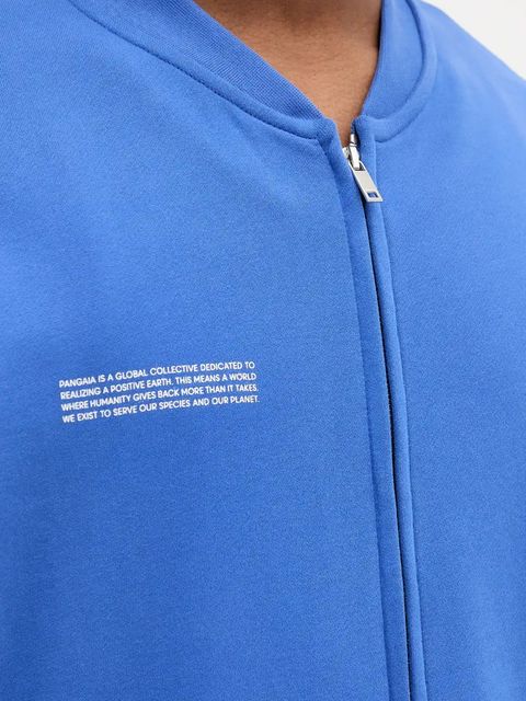 Pangaia kurtka Midweight Bomber Jacket kolor niebieski przejściowa 10002360