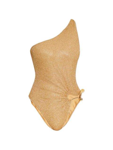 Oséree one-shoulder ring swimsuit - Gold - zdjęcie produktu nr 1