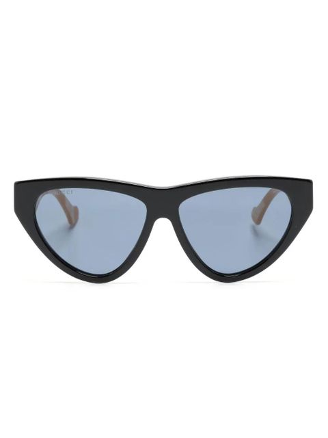 Gucci Eyewear cat-eye frame sunglasses - Black - zdjęcie produktu nr 1