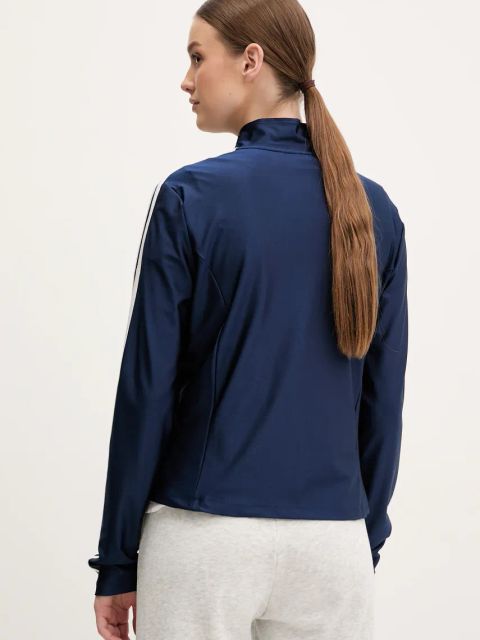 adidas Originals bluza 3-Stripes damska kolor granatowy z aplikacją JD5023