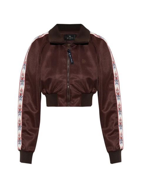 ETRO zipped long-sleeve jacket - Brown - zdjęcie produktu nr 1