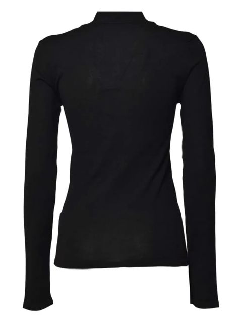 SOLOTRE tie-neck sweater - Black - zdjęcie produktu nr 2