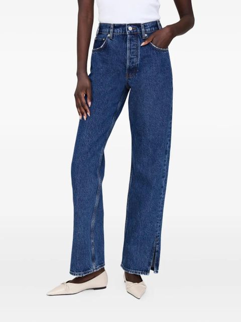 ANINE BING Roy high-rise jeans - Blue