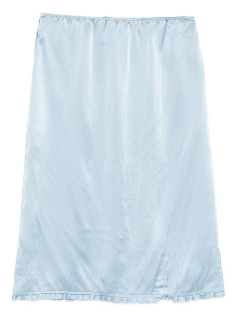 Prada drawstring trim slip - Blue - zdjęcie produktu nr 2