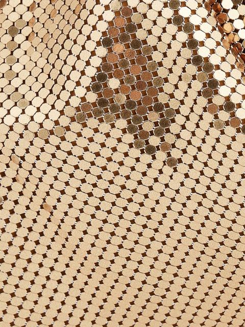 Rabanne Pixel Tube metallic shoulder bag - Gold