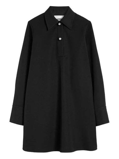 Jil Sander wool polo dress - Black - zdjęcie produktu nr 1