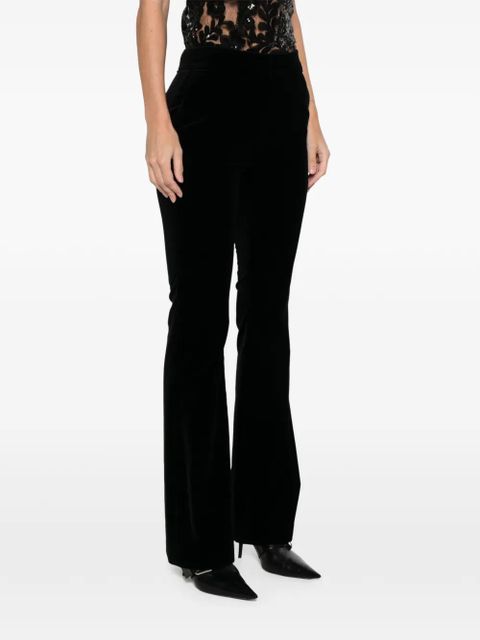 Golden Goose Journey slight votton flared trousers - Black