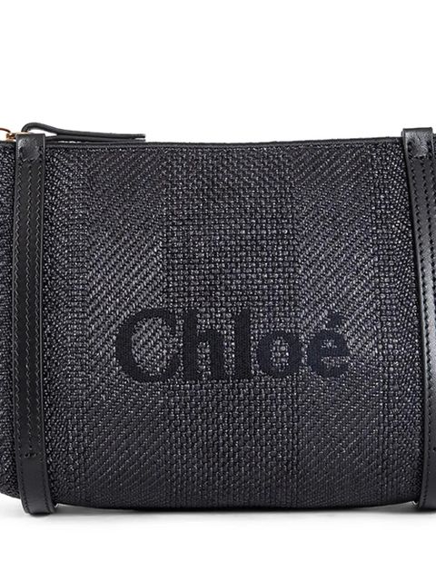 Chloé logo-detail shoulder bag - Black - zdjęcie produktu nr 2