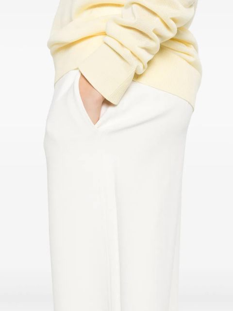 TOTEME fine-knit shorts - White