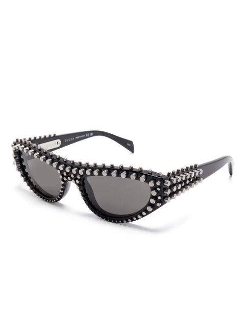 Gucci Eyewear cat-eye sunglasses - Black - zdjęcie produktu nr 2