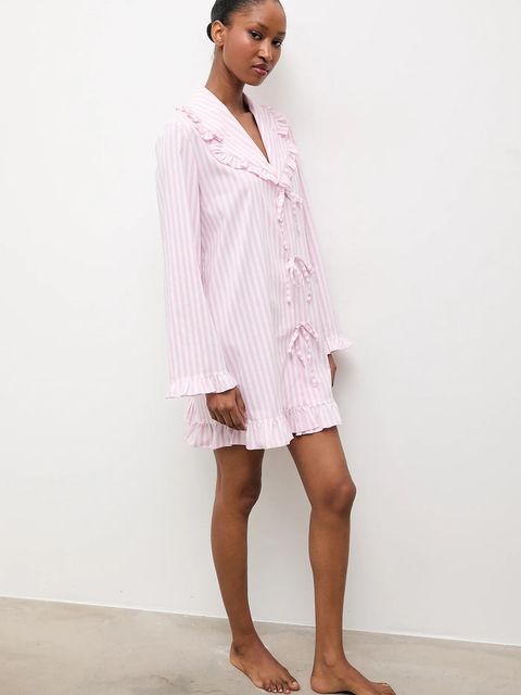 Answear.LAB koszula nocna damska kolor różowy - zdjęcie produktu nr 1