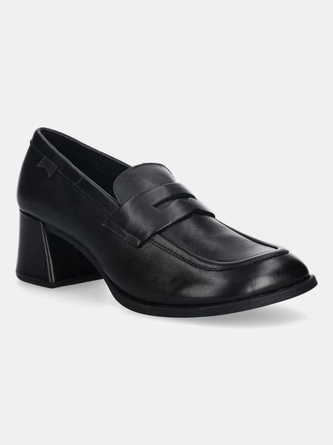 Camper czółenka skórzane Kora kolor czarny na słupku K201798-001 - zdjęcie produktu nr 1