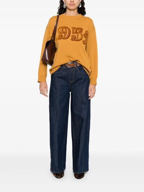 Max Mara crew-neck sweater - Yellow - zdjęcie produktu nr 2