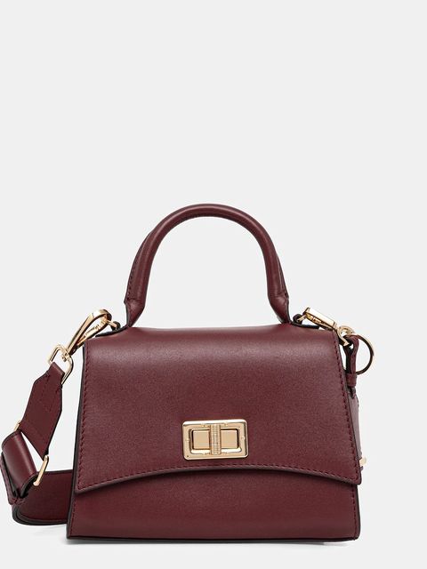 Geox torebka skórzana CICLAMINIA kolor bordowy D45K5A 00043 - zdjęcie produktu nr 1