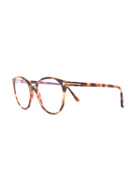 TOM FORD Eyewear FT5742B round-frame glasses - Brown - zdjęcie produktu nr 2