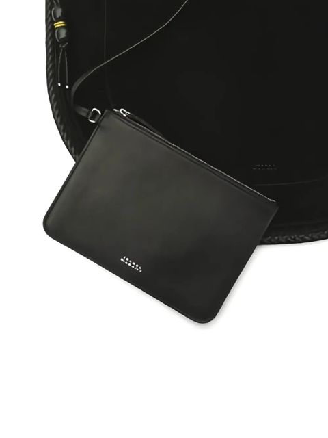 ISABEL MARANT Oskan Soft suede shoulder bag - Black - zdjęcie produktu nr 2