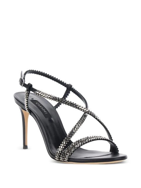 Casadei Josephine strappy heeled sandals - Black - zdjęcie produktu nr 2