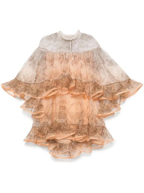 ZIMMERMANN embellished mini dress - Orange - zdjęcie produktu nr 1