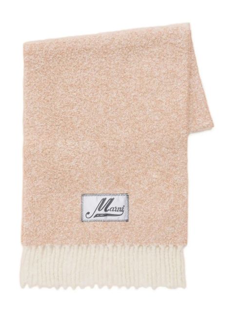 Marni fringed scarf - Brown - zdjęcie produktu nr 1