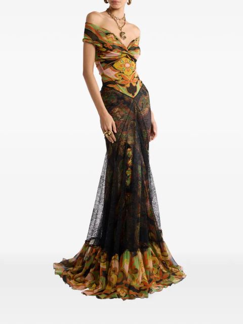 ETRO floral-print bodysuit - Green - zdjęcie produktu nr 2