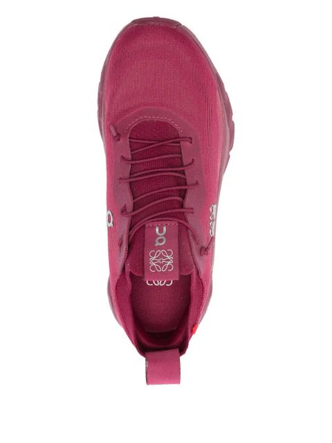 LOEWE x On Running logo detail trainers - Red