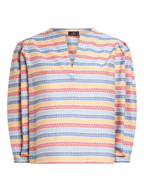 ETRO jacquard striped blouse - S9883 - zdjęcie produktu nr 1