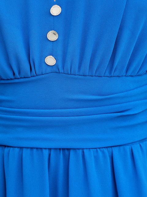 Morgan sukienka kolor niebieski mini rozkloszowana RIA