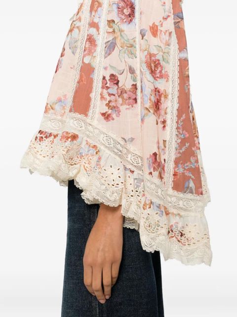 ZIMMERMANN Awaken blouse - Pink