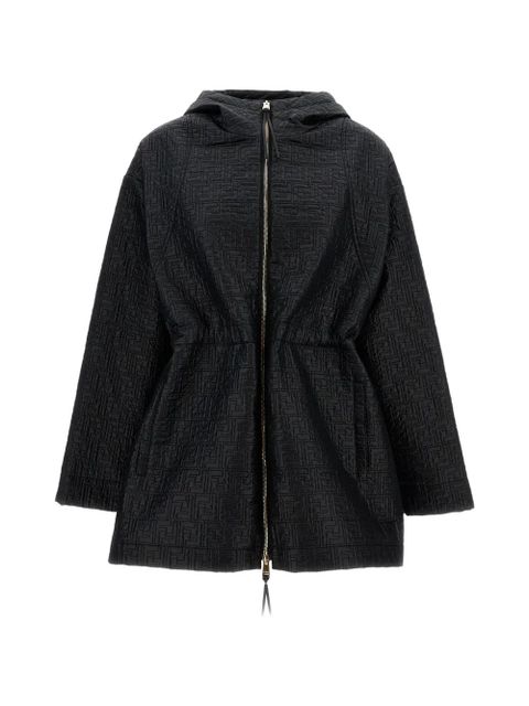 FENDI ff-motif parka jacket - Black - zdjęcie produktu nr 1