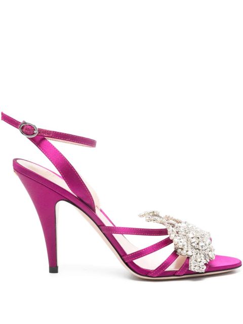 Valentino Garavani 80mm rhinestone-embellished sandals - Purple - zdjęcie produktu nr 1