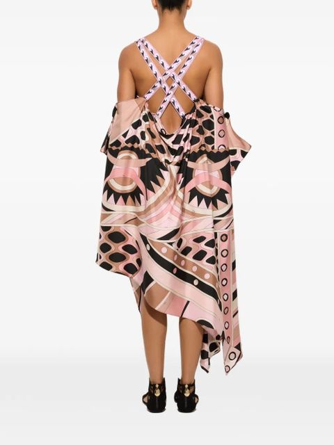 PUCCI Vivara print silk dress - Pink - zdjęcie produktu nr 2