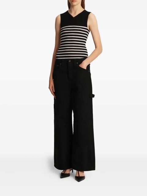 KHAITE Renato top - Black