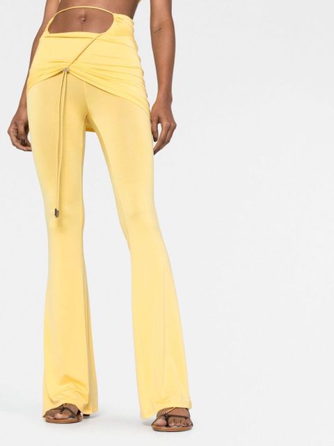 Jacquemus Le Pantalon Espelho skirt trousers - Yellow