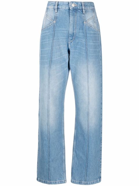 Isabel Marant Nadege straight-leg jeans - Blue - zdjęcie produktu nr 1