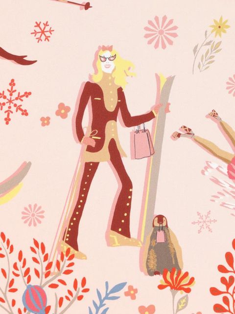 Ferragamo silk scarf - Pink - zdjęcie produktu nr 2