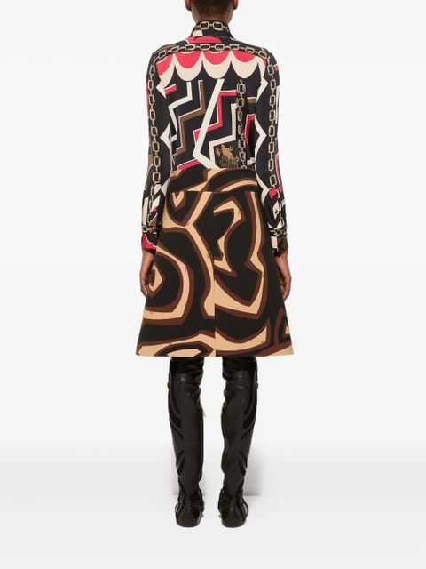 PUCCI printed mini skirt - Black