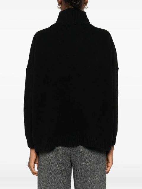Weekend Max Mara high-neck ribbed sweater - Black