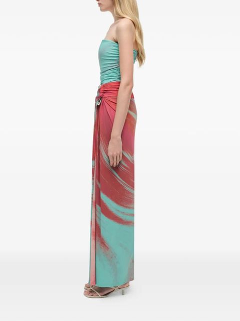 Simkhai Emma strapless maxi dress - Red