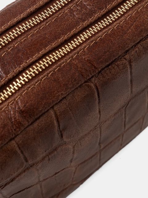 Answear.LAB torebka skórzana kolor brązowy