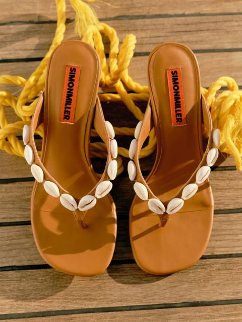Simon Miller Soleil round-toe sandals - Brown