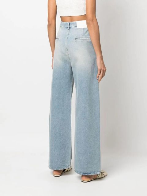 LouLou de Saison high-waist wide-leg jeans - Blue