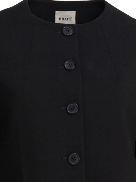 KHAITE button-front tailored jacket - Black - zdjęcie produktu nr 2
