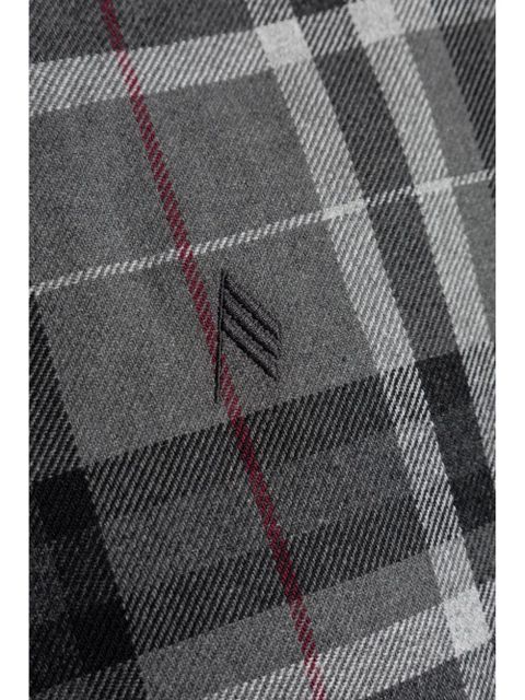 The Attico checked shirt - Grey