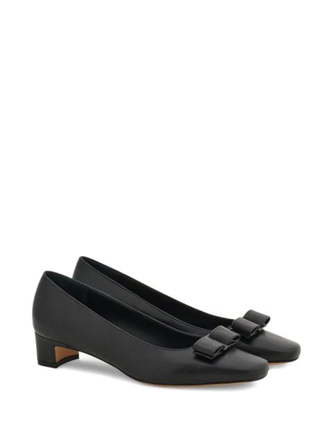 Ferragamo 30mm Iconic bow pumps - Black - zdjęcie produktu nr 2